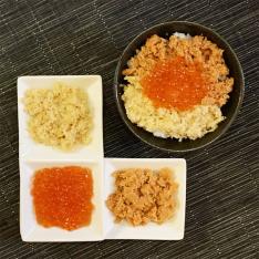 いくら醤油漬と海鮮フレークセット