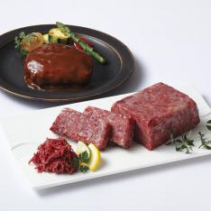 〈高島屋契約牛牧場〉東北産黒毛和牛コンビーフ・ ハンバーグ詰合せ