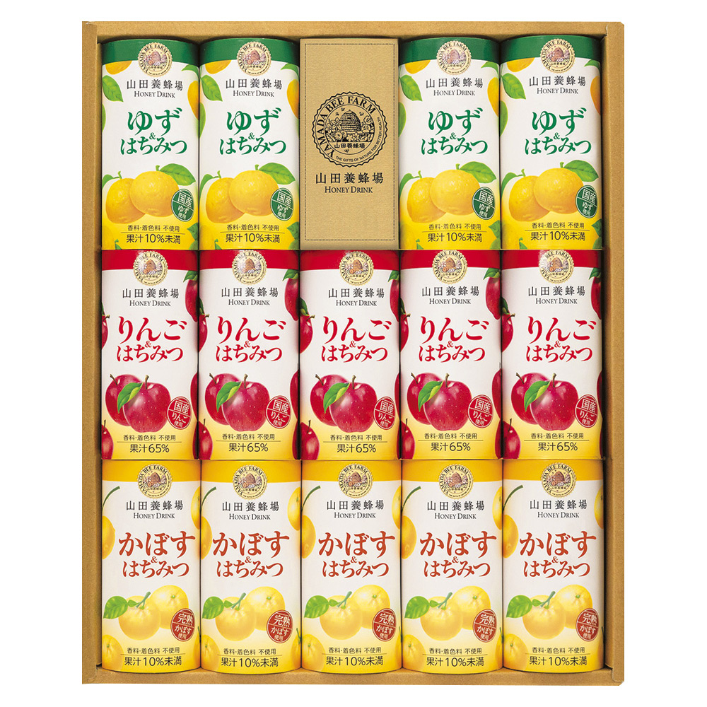 〈山田養蜂場〉ハニードリンク詰合せ×2箱セット