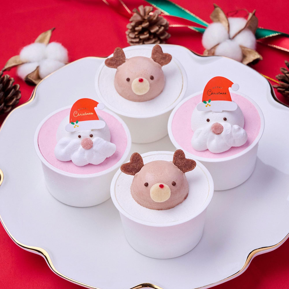 Xmasのプチケーキ(米粉・豆乳使用)
