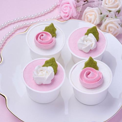 お花のプチケーキ(米粉・豆乳使用)