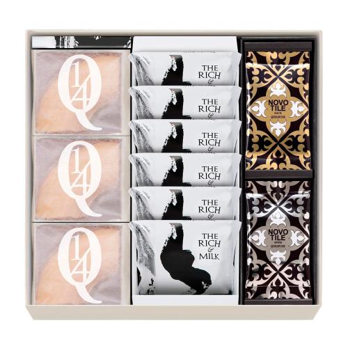 【店頭受取／玉川店】黒船詰合せ（クアルトバウム3個・ザリッチアンドミルク6枚・ノボタイル12枚）