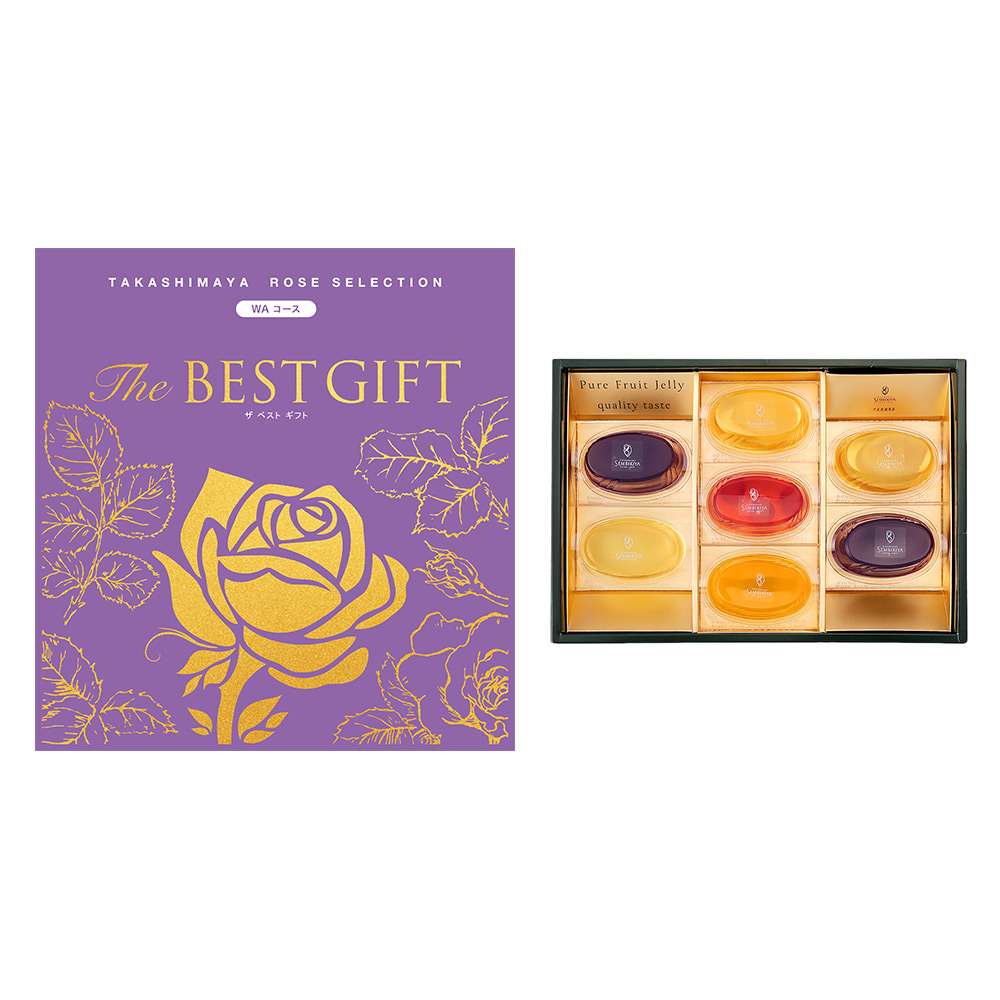 The BEST GIFT WAコース＋ピュアフルーツジェリ－6種7個