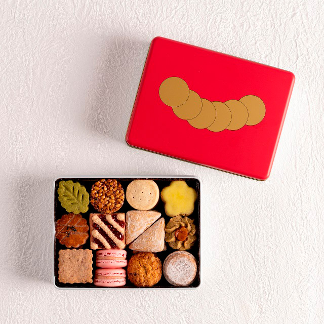 【店頭受取／玉川店】紅屋のクッキー缶 M