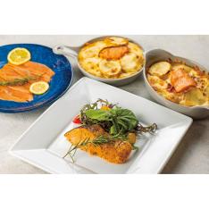 ＜美飾遊膳＞ふくいサーモン洋風バラエティセット