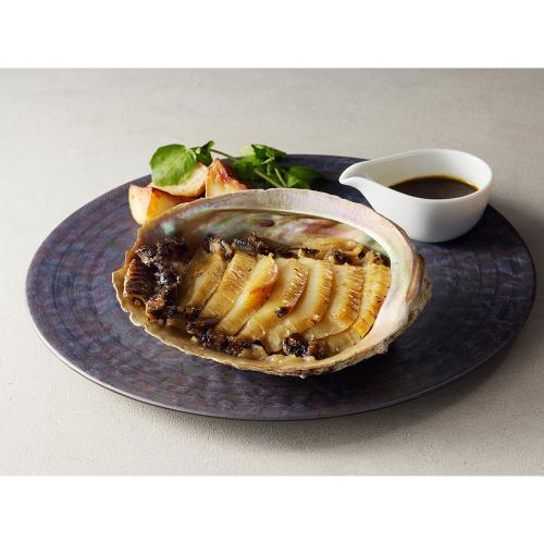【クリスマス】黒あわびステーキ(アンチョビバター風)