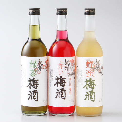 和歌山・中野BC 紀州3色梅酒セット