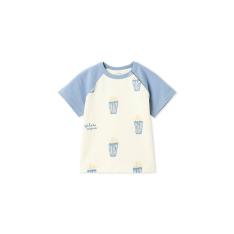 ［BABY］ポップコーン柄半袖Tシャツ