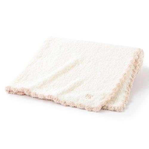 ベビーブランケット 縁取り クリーム・ベージュ