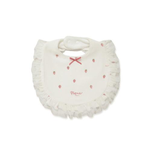 ［BABY］ストロベリー柄チュールスタイ