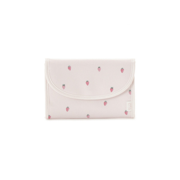 ストロベリー柄母子手帳ケースS