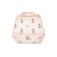 ［BABY］カップケーキ柄お食事スタイ