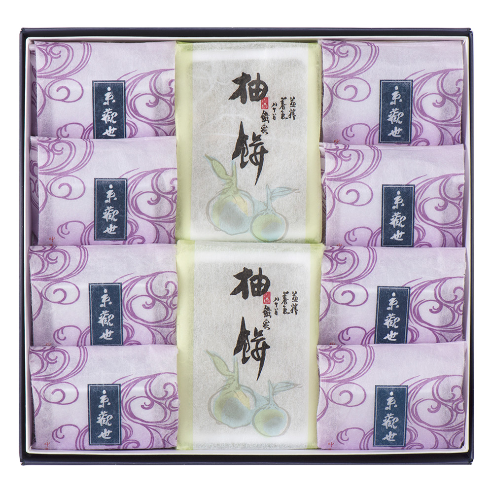 【店頭受取／玉川店】京観世・柚餅詰合せ（個包装10個入）