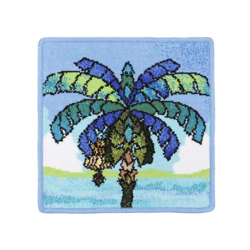 シェニール織タオルハンカチ バナナの木