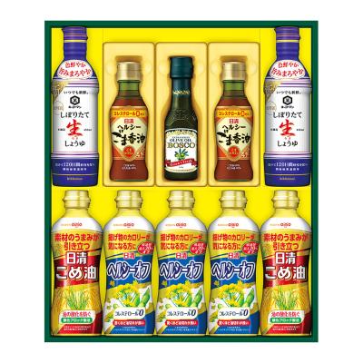 〈日清オイリオ〉ヘルシーオイル＆キッコーマン生しょうゆギフト
