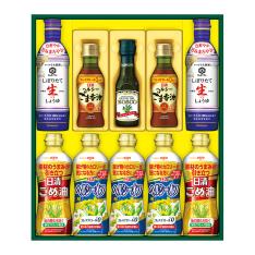 〈日清オイリオ〉ヘルシーオイル&キッコーマン生しょうゆギフト