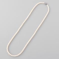アコヤ真珠6mm珠ロングネックレス