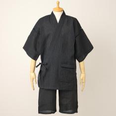 しじら絣ストライプ 甚平 M→LL