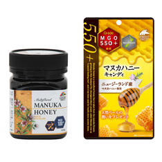 マヌカハニーMGO100+ Multifloral(マヌカハニーキャンディ付き)