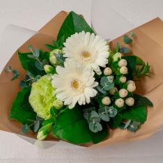 生花アレンジメント ホワイトチョコレート