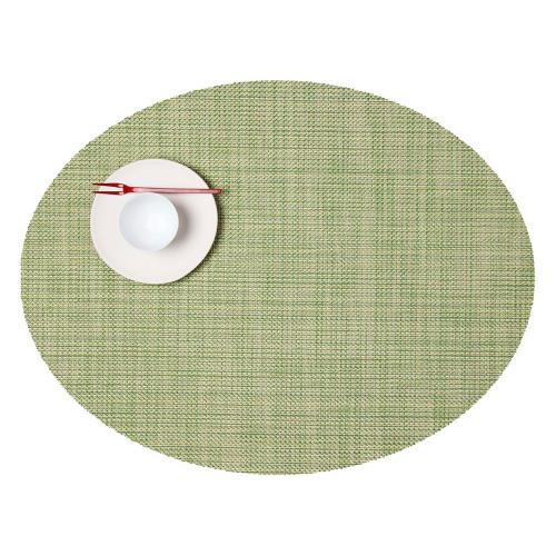 ランチョンマットオーバル　Mini Basketweave（Dill）　1枚（ギフト箱なし）／2枚組（ギフト箱入り）／4枚組（ギフト箱入り）／6枚組（ギフト箱入り）