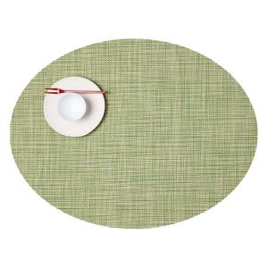 ランチョンマットオーバル Mini Basketweave（Chambray） 1枚（ギフト