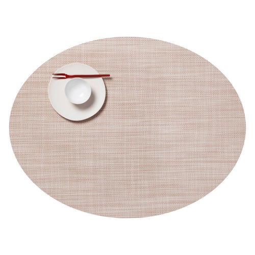 ランチョンマットオーバルMini Basketweave（Parchment）　1枚（ギフト箱なし）／2枚組（ギフト箱入り）／4枚組（ギフト箱入り）／6枚組（ギフト箱入り）