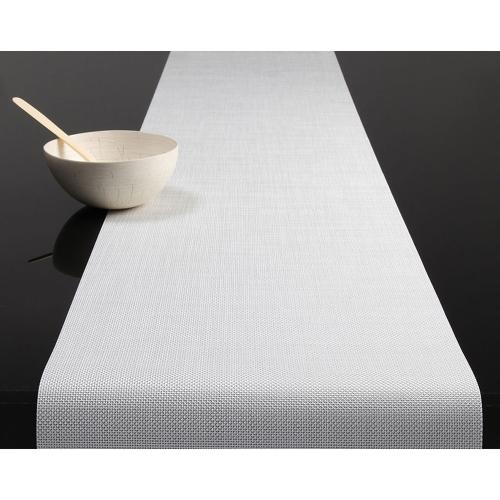 テーブルランナー Mini Basketweave(White) ギフト箱なし/ギフト箱入り