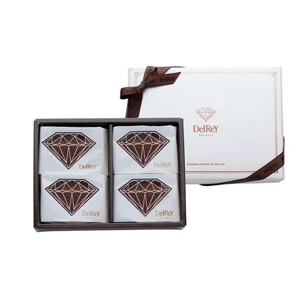 【ホワイトデー】ダイヤモンドフォンダンショコラ 4個入