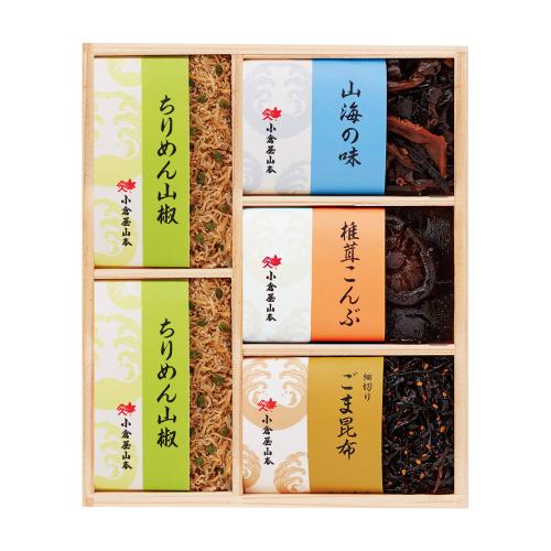 〈小倉屋山本〉ちりめん山椒 昆布詰合せ