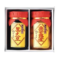〈丹波屋〉丹波黒甘煮・和栗甘露煮詰合せ