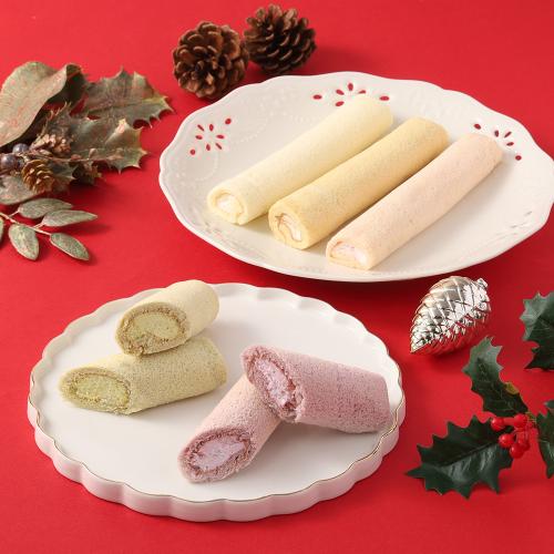 【クリスマス】5種のふわふわスティックロールケーキ
