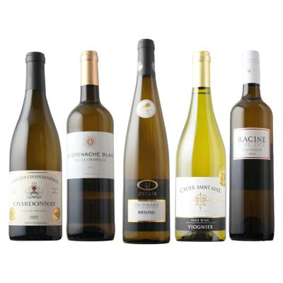 品種の個性を楽しむ フランス産単一品種白ワイン5本セット