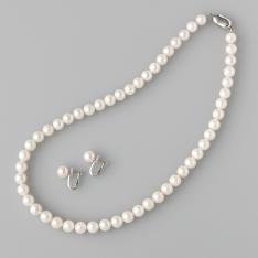 アコヤ真珠2点セット(約7.5~8.0mm未満珠)