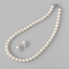 アコヤ真珠2点セット（約8.5～9.0mm未満珠）