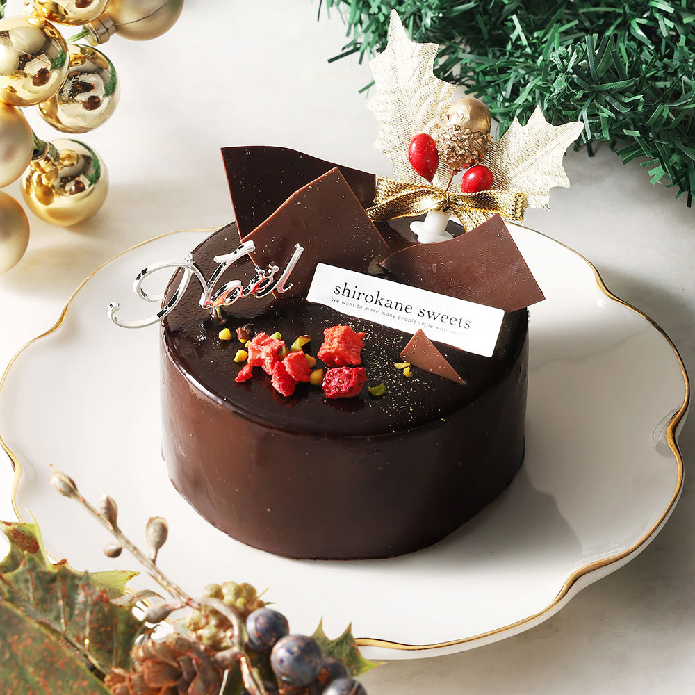 【クリスマス】カカオの香りを楽しむ白金プレミアムミロワールショコラ クリスマス 3号