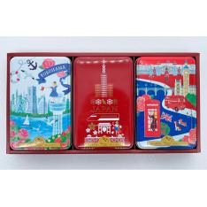 ヴォヤージュサブレ3缶入<YOKOHAMA缶・日本缶・ロンドン缶>