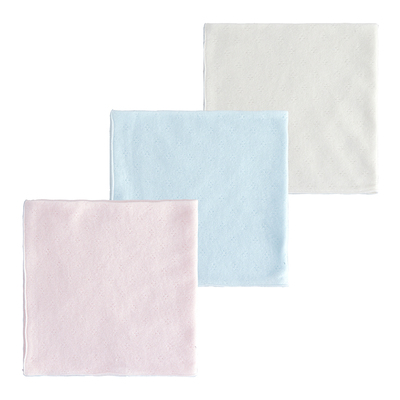 【よりどり】ガーゼハンカチ　3枚入り　スマイルコットン