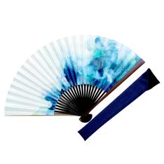 京扇子 粋彩 青海波セット (桐箱入り)