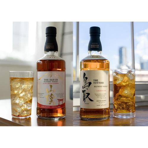 【父の日】マツイウイスキー バーボンバレル「鳥取」「山陰」2本セット