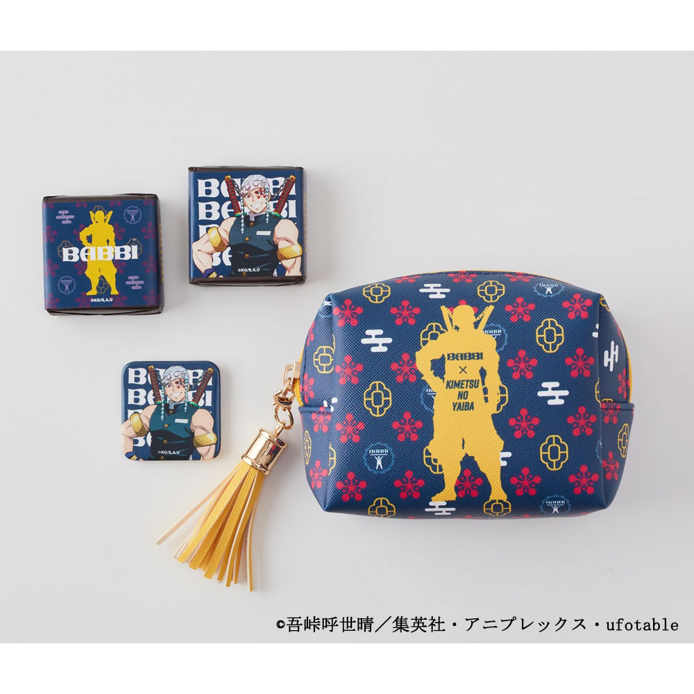 バビ 鬼滅の刃 ホワイトデー 甘露寺蜜璃などキャラポーチにウエハースを詰めた限定コラボ バビ 鬼滅の刃 ホワイトデー 甘露寺蜜璃などキャラポーチにウエハースを詰めた限定コラボ