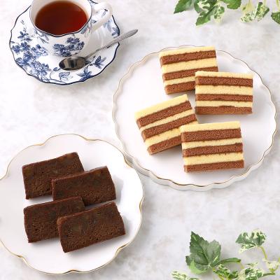 マロングラッセテリーヌとバウムクーヘンリンデショコラマロン8個入り