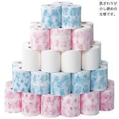 すきこみ模様入 シングルトイレットペーパー 60ロール