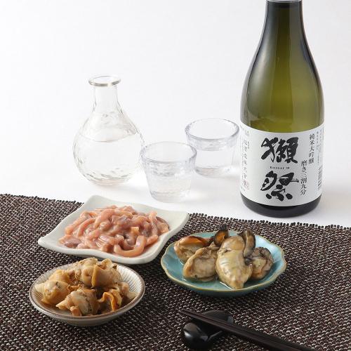 【父の日】獺祭磨き三割九分とおつまみ瓶詰セット