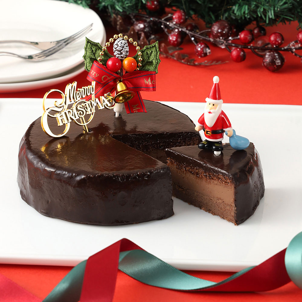【クリスマス】ロイヤル・ザッハトルテ Xmas飾り付け