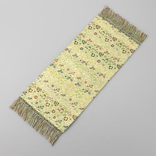 テーブルセンター　早雲寺文台裂（銀）