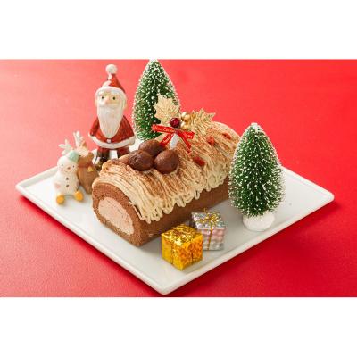 【再販オーダー用】くまとサンタのブッシュドノエル カッティングダイ クリスマス 再販オーダー用】くまとサンタのブッシュドノエル カッティング