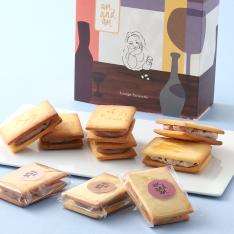 ＜an and an＞あんバターサブレサンド12枚BOX