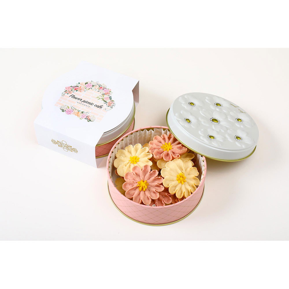 【ホワイトデー】お花のぼうろ（いちごマロン）3缶セット