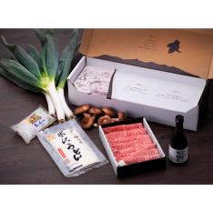 赤城和牛すき焼きセット下仁田葱入り600